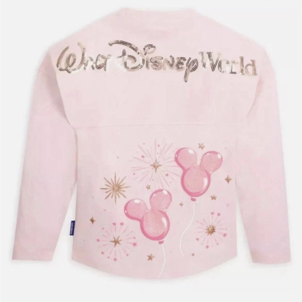 TRADE FOR XS! Walt Disney World Adult Spirit Jersey - Pink Mickey Balloons